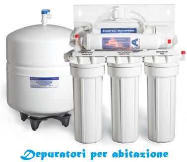 Depuratore acqua rubinetto casa